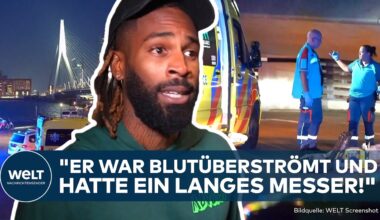 ROTTERDAM: Islamistischer Messerterror! "Da musste ich handeln!" Fitnesstrainer überwältigt Täter!