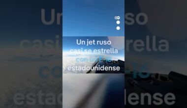 Jet ruso casi se estrella con jet estadounidense