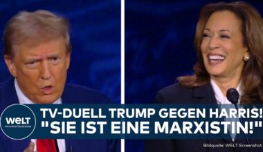 HARRIS VS TRUMP: "In Springfield essen sie Hunde!" Das erste TV-Duell der US-Wahl!