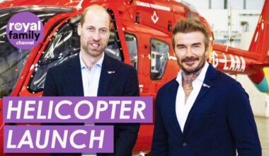 Prince William and David Beckham Celebrate Hitting £15M Air Ambulance Goal