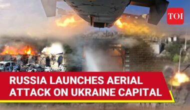 Explosions Rock Kyiv; Russia Bombards Ukraine Capital | Missiles Target Airfield | Watch