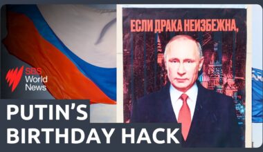 Ukrainian hackers target Russian state tv on Putin’s birthday