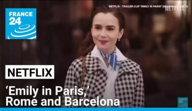 Lily Collins is ‘Emily in Paris,’ Rome and Barcelona • FRANCE 24 English