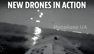 Watch Ukraine's Sea Baby drones TERRORISE Putin's troops as they fire deadly rockets at targets