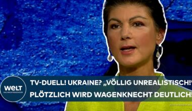 TV-DUELL: "Völlig unrealistisch! Die Ukraine wird diesen Krieg nicht gewinnen!" - Sahra Wagenknecht