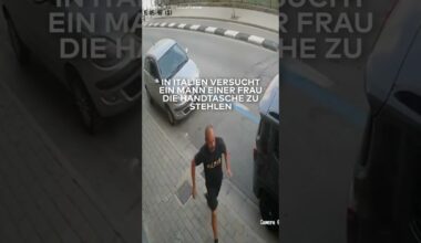 ITALIEN: Mutige Frau schlägt Räuber in die Flucht – Das Video geht viral!