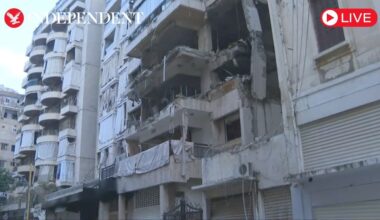 Live: Aftermath of Israeli strikes on central Beirut that killed at least 22 people