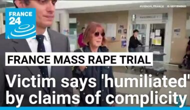 French mass rape survivor says 'humiliated' by claims of complicity • FRANCE 24 English