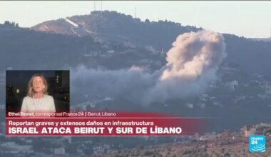 Informe desde Beirut: Israel confirma ataques a la capital libanesa