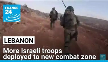 More Israeli troops deployed to new combat zone in Lebanon • FRANCE 24 English