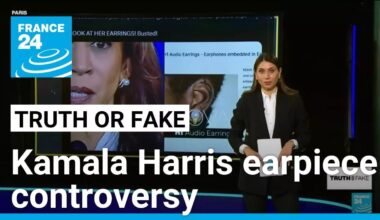 Was Kamala Harris using an earpiece during the presidential debate? • FRANCE 24 English