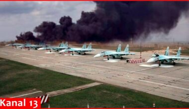 Ukraine is believed to have destroyed up to 12 Russian Su-30, Su-34, Su-35 jets in Adygea