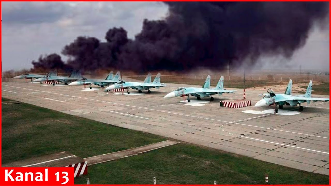 Ukraine is believed to have destroyed up to 12 Russian Su-30, Su-34, Su-35 jets in Adygea