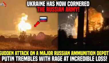 UNBELIEVABLE RETALIATION: Ukraine Bombs Russian Ammunition Depot! Putin Shaken by Terrible News!