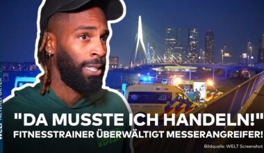 ROTTERDAM: Islamistischer Messerterror! "Er war blutüberströmt!" Fitnesstrainer stoppt Angreifer!