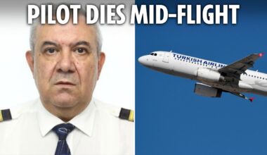 Turkish Airlines pilot suddenly dies during flight from US forcing emergency landing