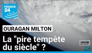 États-Unis : l'ouragan Milton, la "pire tempête du siècle" selon Joe Biden • FRANCE 24