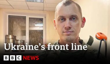 The soldiers fighting on Ukraine's ‘most dangerous front line’ against Russia | BBC News