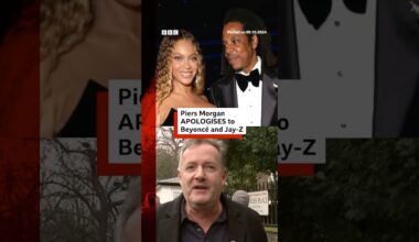 Piers Morgan apologises to Beyoncé and Jay-Z for guest's claims. #JaguarWright #Diddy #BBCNews