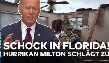 USA: Schock in Florida! Monster-Hurrikan Milton auf Land getroffen! Heftige Schäden