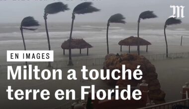 Milton : les premières images de l'énorme ouragan qui balaye la Floride