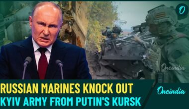 VIDEO| Russian Marines Push Ukrainian Army from Kursk: Major Victory As Weapons Reclaimed