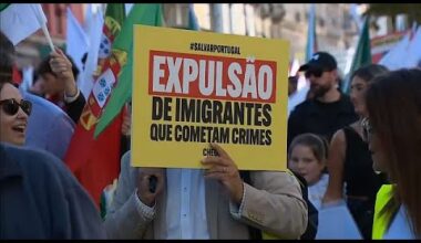 Portugal : des milliers de personnes manifestent contre "l'immigration incontrôlée"