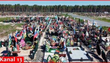 Cemeteries filled with Russian soldiers killed in war with Ukraine are rapidly growing across Russia