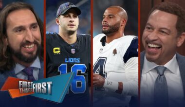 Lions beat Cowboys, Brou grades Dallas, Lions the team to beat in the NFC? | FIRST THINGS FIRST