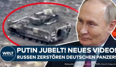 UKRAINE-KRIEG: Kursk-Desaster! Putin lacht! Im Video! Russen zerstören deutschen Marder-Panzer!