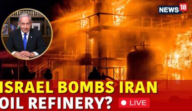 Israel Vs Iran War Live | Massive Fire At Iranian Oil Refinery In Khuzestan Live | News18 | N18G