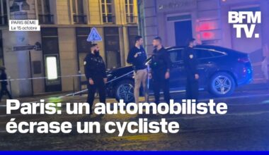 Un automobiliste écrase un cycliste: ce que l'on sait du drame à Paris