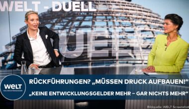 TV-DUELL: Rückführungen! "Müssen Druck aufbauen – keine Entwicklungsgelder mehr – gar nichts mehr"