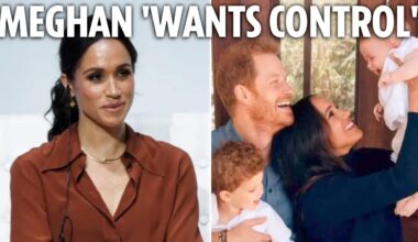 Meghan Markle ‘keeps her & Prince Harry’s kids away from royals to stay in control’