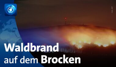 Waldbrand auf dem Brocken weitet sich aus