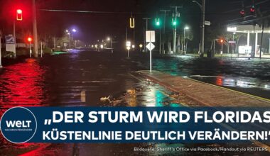 USA: Schlimmster Sturm seit 100 Jahren! Hurrikan Milton verwandelt Florida in eine Geisterstadt!