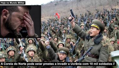 A Coreia do Norte pode estar prestes a invadir a Ucrânia com 10 mil soldados