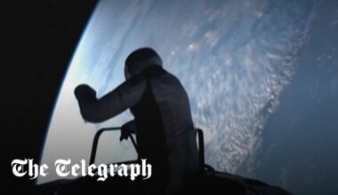 Moment billionaire steps off SpaceX Polaris Dawn in 'risky' private spacewalk