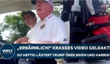 DONALD TRUMP: "Erbärmlich!" Krasses Video geleakt! So heftig lästert er über Harris und Joe Biden