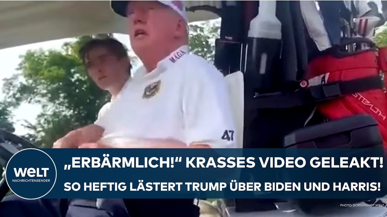 DONALD TRUMP: "Erbärmlich!" Krasses Video geleakt! So heftig lästert er über Harris und Joe Biden