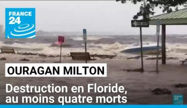 L'ouragan Milton sème la destruction en Floride, au moins quatre morts • FRANCE 24