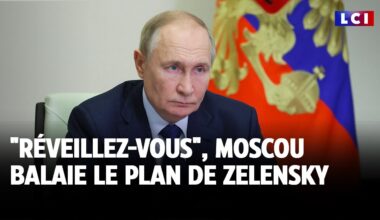 "Réveillez-vous", Moscou balaie le plan de Zelensky