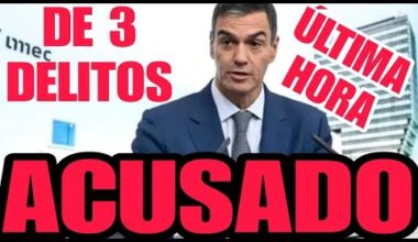 🔴DIRECTO URGENTE. EL TSJ ACUSA a SÁNCHEZ de 3 DELITOS en un voto particular. Peinado y Begoña Gómez.