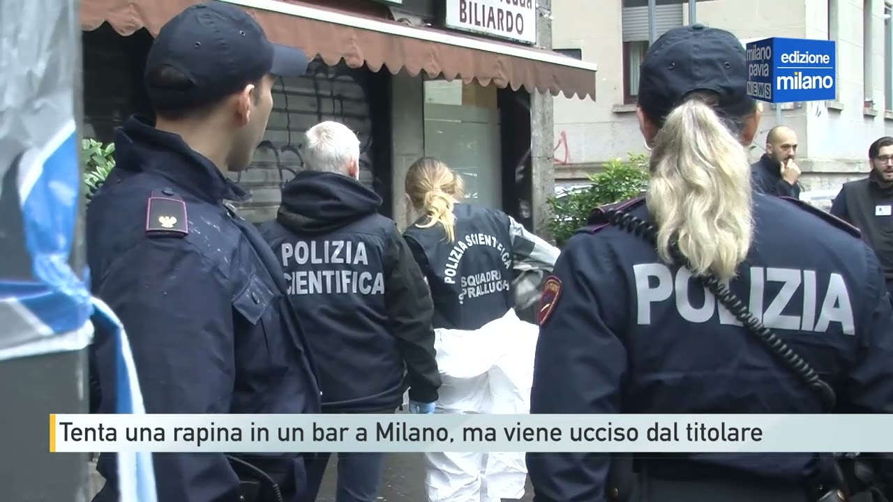 Tenta una rapina in un bar a Milano, ma viene ucciso dal titolare: morto un 37enne