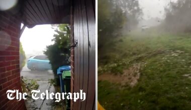 Tornado sweeps through Aldershot