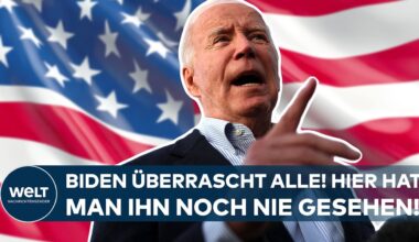 USA: „Völlig überraschend! “ Joe Biden überrascht die Presse - Hier hat man ihn noch nie gesehen!