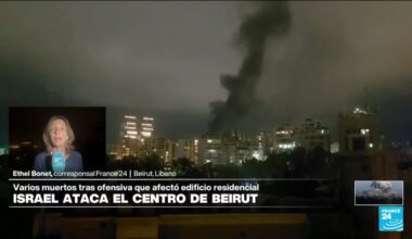 Informe desde Beirut: Israel bombardea el centro de la capital libanesa y deja varios muertos