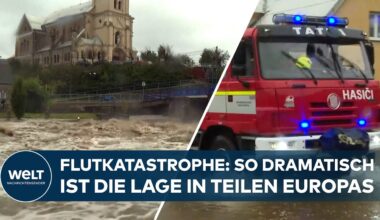 HOCHWASSER-ALARM IN EUROPA: So dramatisch ist die Lage in den Nachbarländern von Deutschland