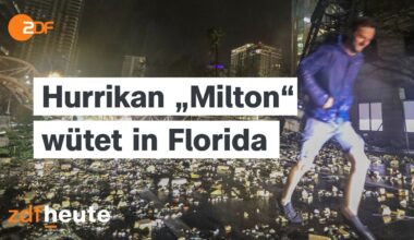 Hurrikan "Milton": Tote und Millionen ohne Strom | ZDF Mittagsmagazin