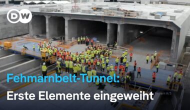 Die ersten Elemente des längsten unterirdischen Tunnels der Welt wurden eingeweiht | DW Nachrichten